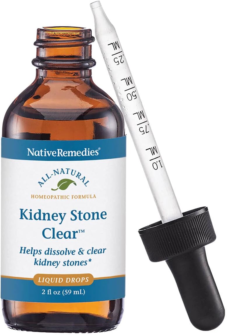 Native Remedies Kidney Stone Clear - Homeopathic Formula for Dissolving and Clearing Kidney Stones - 59 mL - Image 2